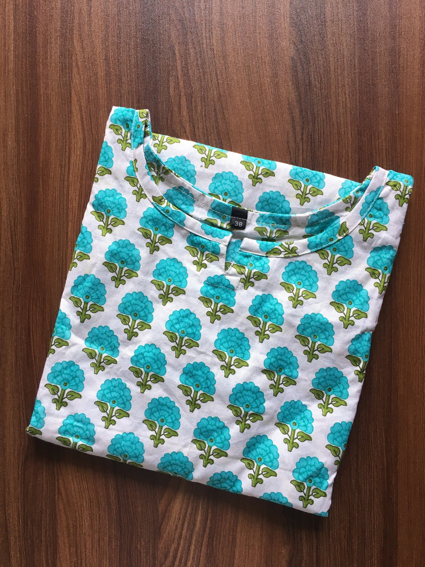 Off White Sea Green - Cord Set - Pure Cotton