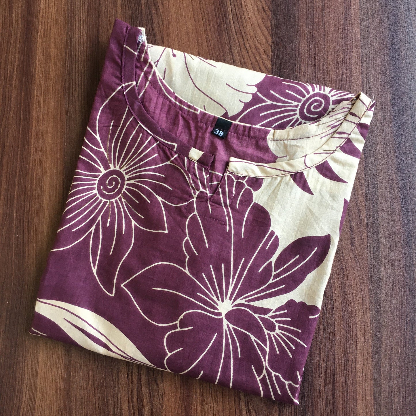 Lily Flower - Mulberry - Cord Set - Pure Cotton