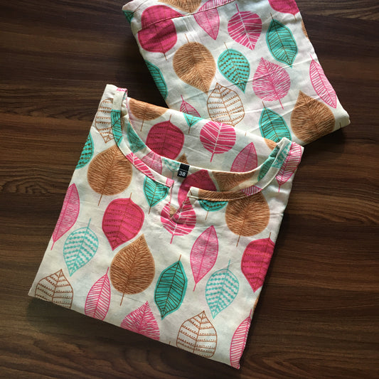 Cord Set - Petals - Beach Pink