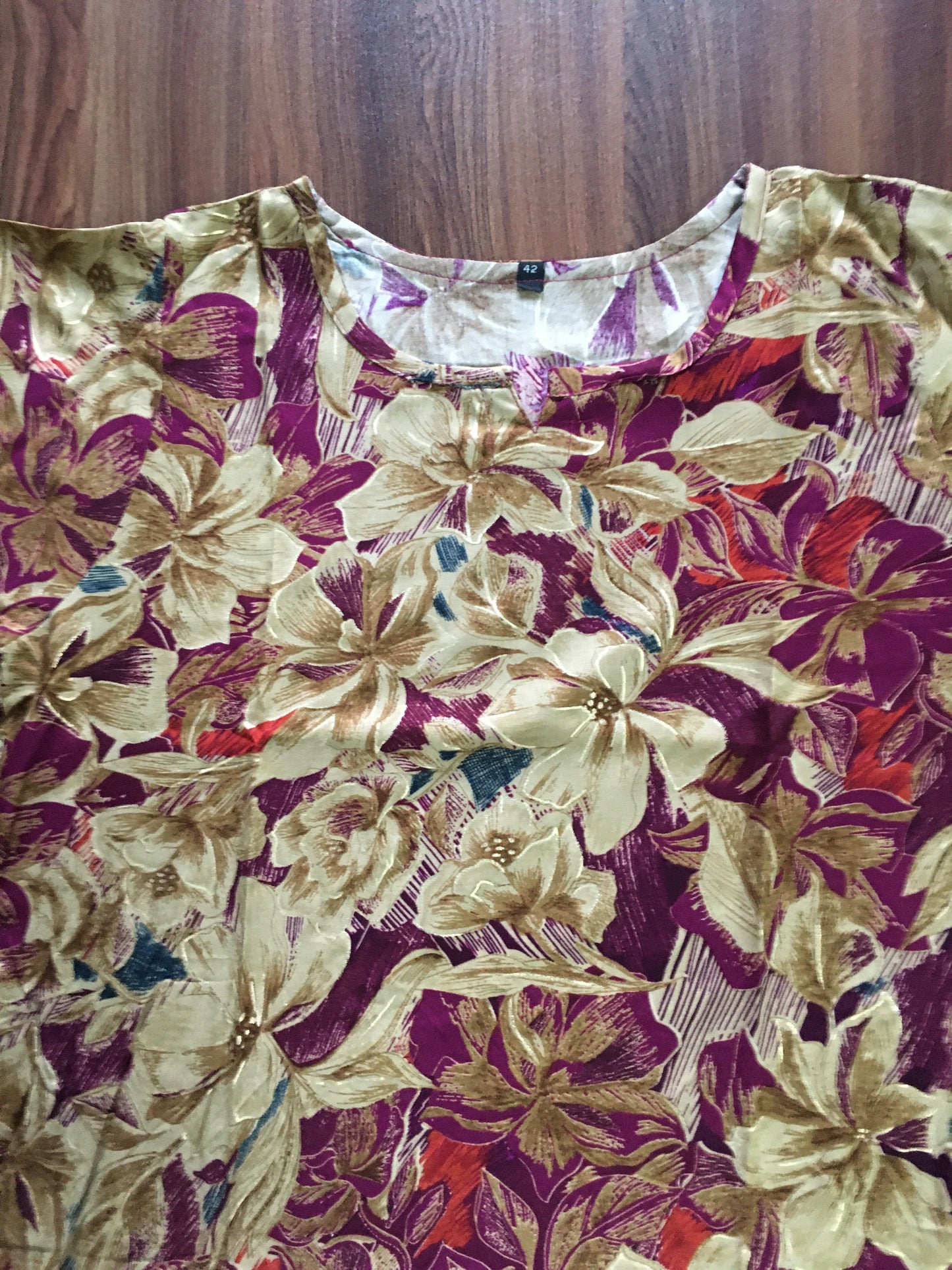 Cord Set - Hibiscus Pink Gold - Soft Rayon