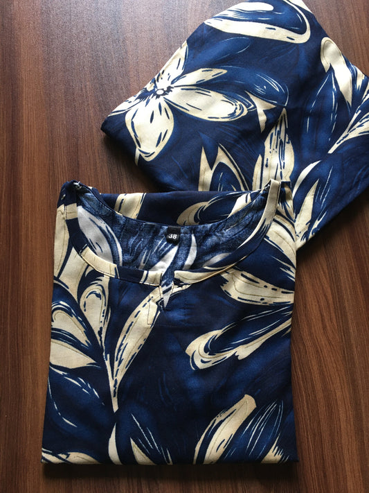 Jasmine Blue - Cord Set - Soft Rayon