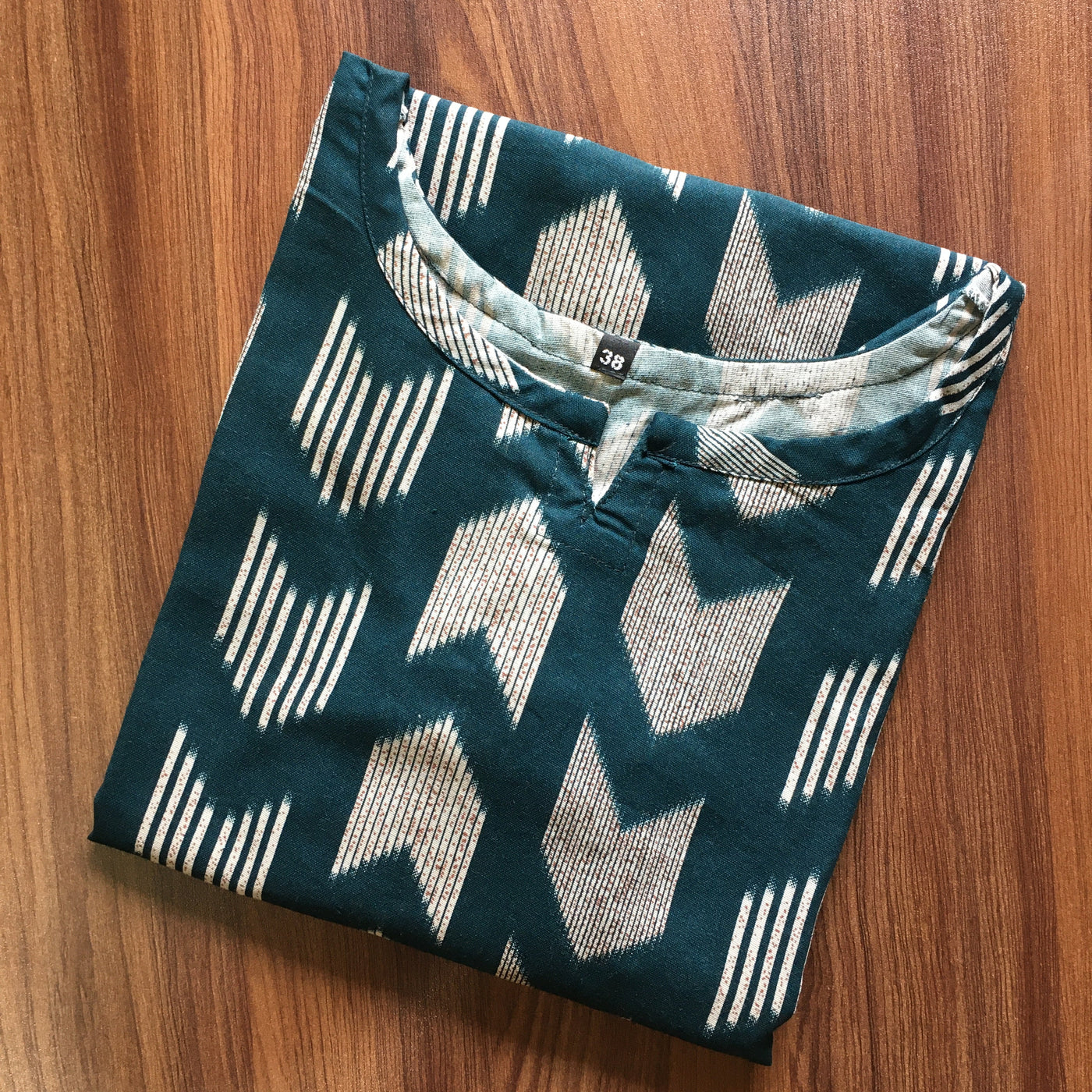 Arrow Peacock Blue  - Cord Set - Pure Cotton