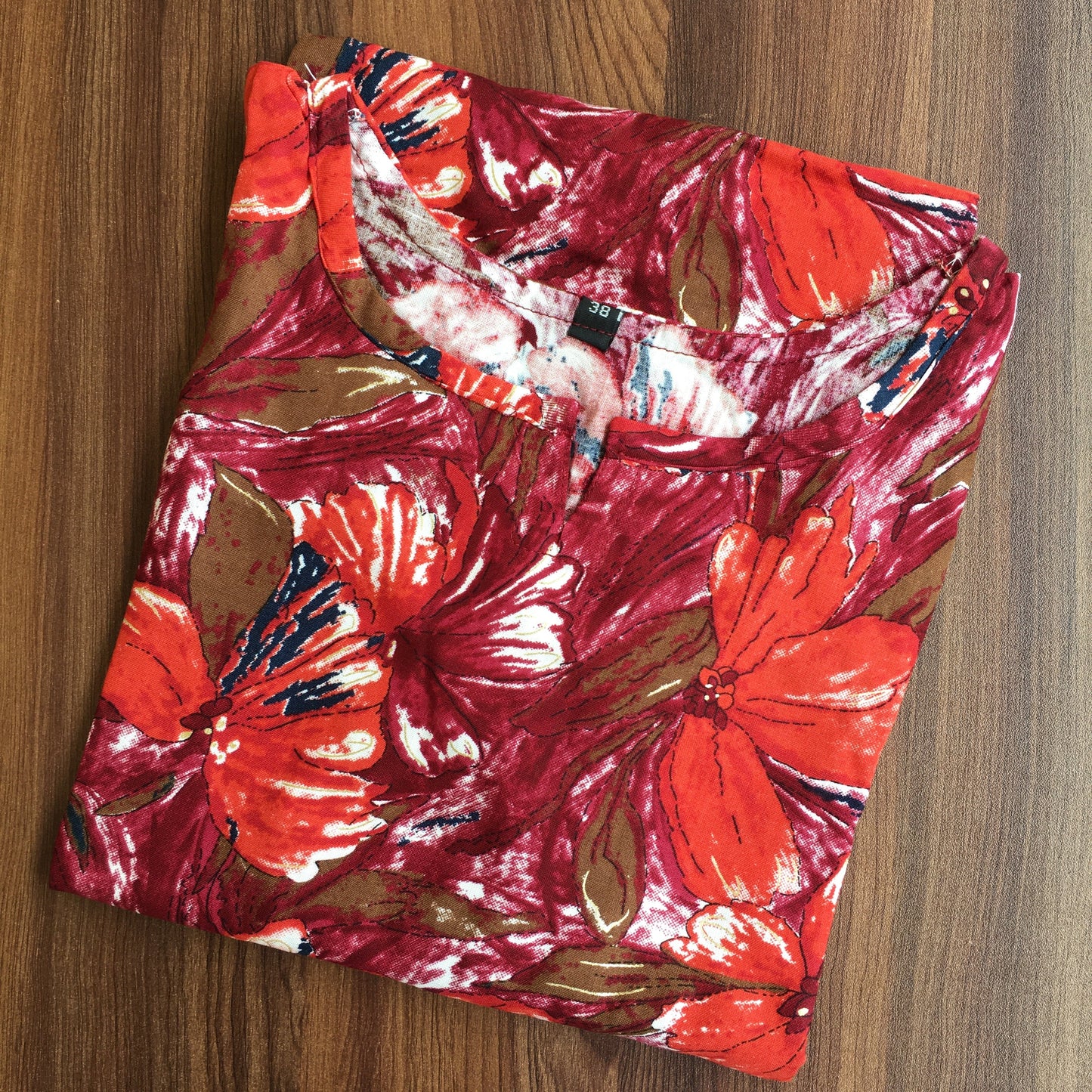 Floral Wine - Cord Set - Soft Rayon