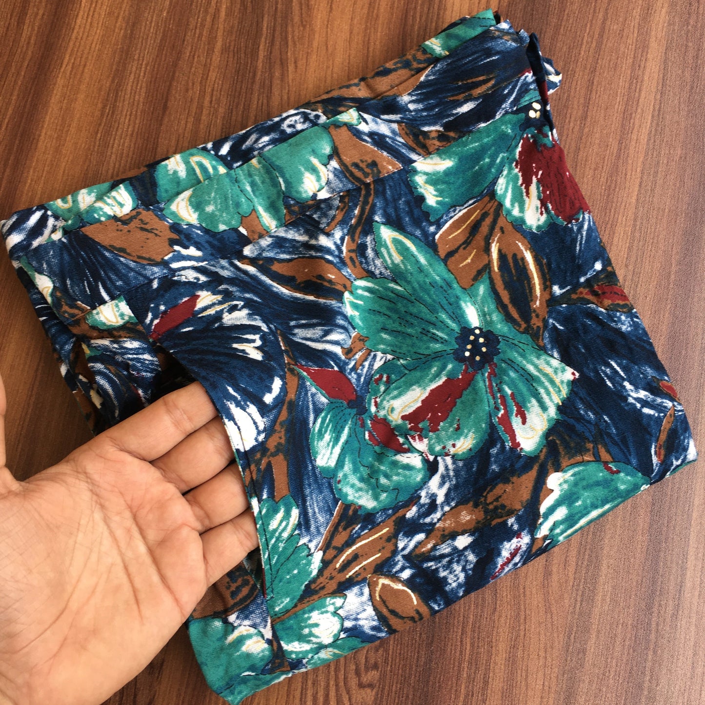 Floral Blue - Cord Set - Soft Rayon