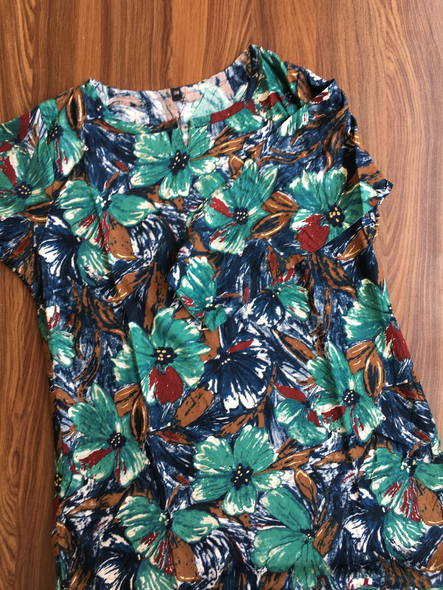 Floral Blue - Cord Set - Soft Rayon