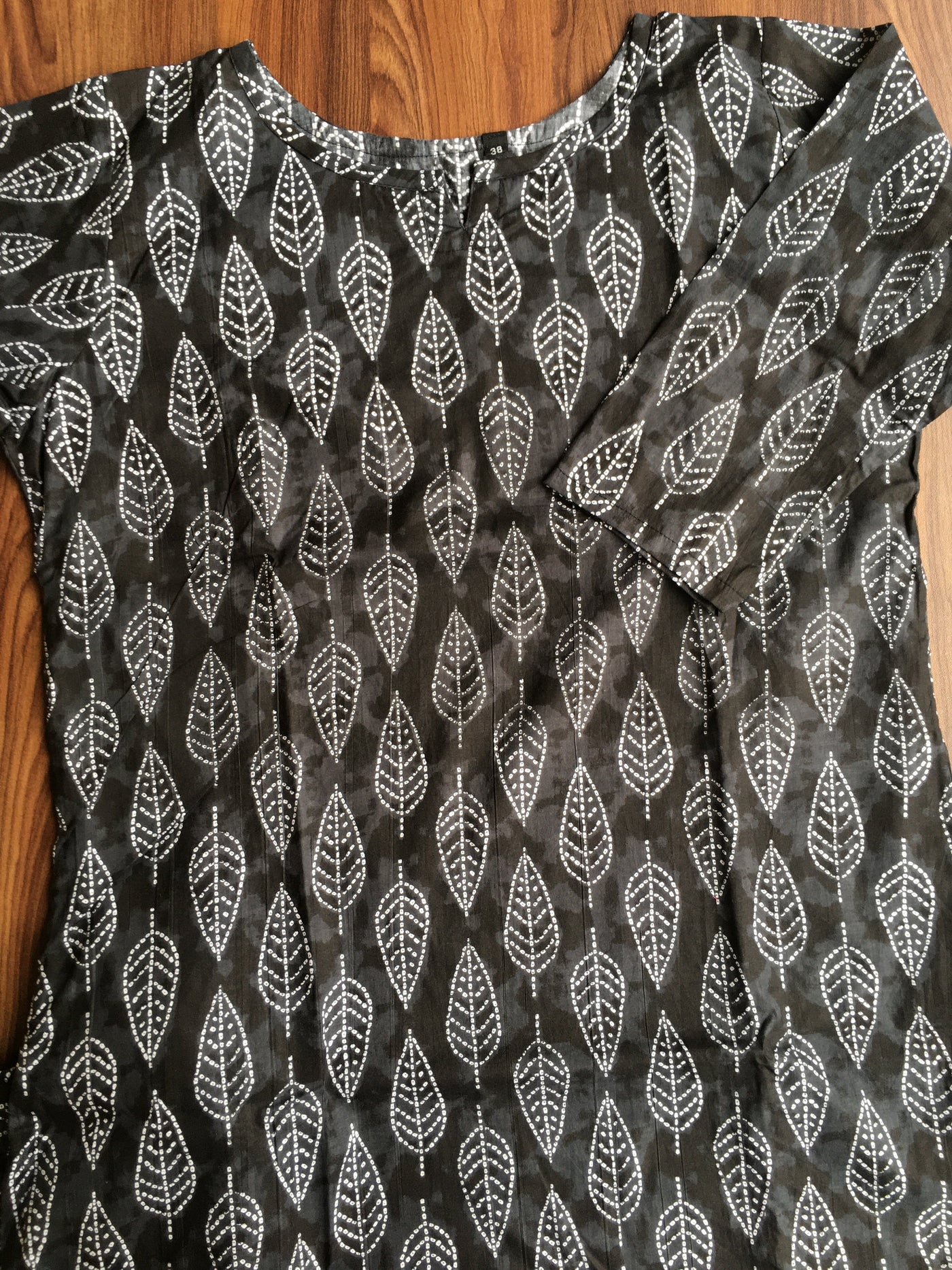 Black Petals - Cord Set - Pure Cotton