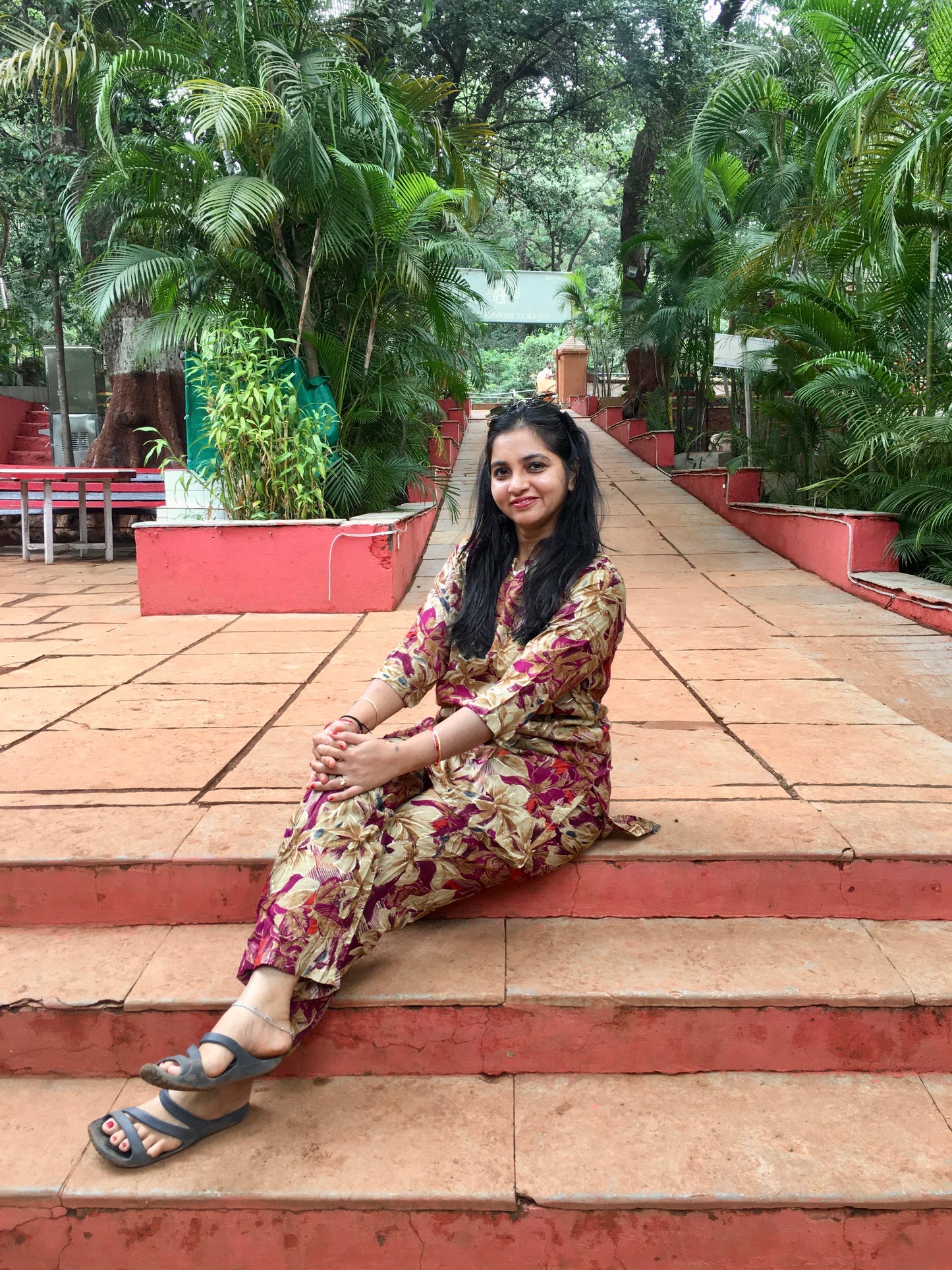 Cord Set - Hibiscus Pink Gold - Soft Rayon